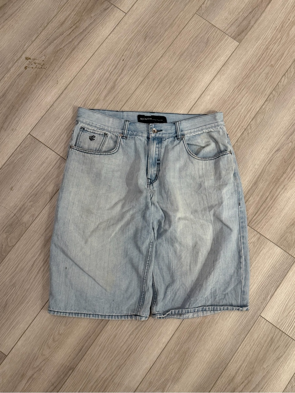 Vintage Rocawear Light Blue Denim Shorts